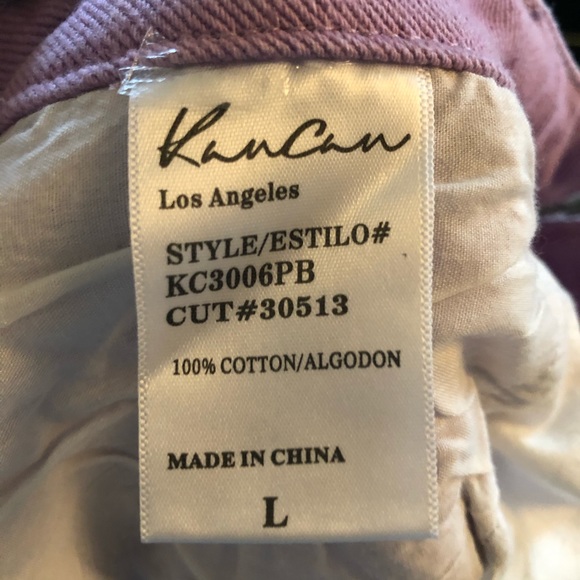 NWT KanCan Purple and Blue Colorblock Mini Skirt - Picture 7 of 8